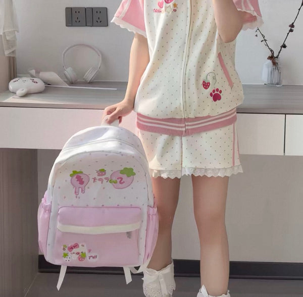 Cute Strawberry Backpack