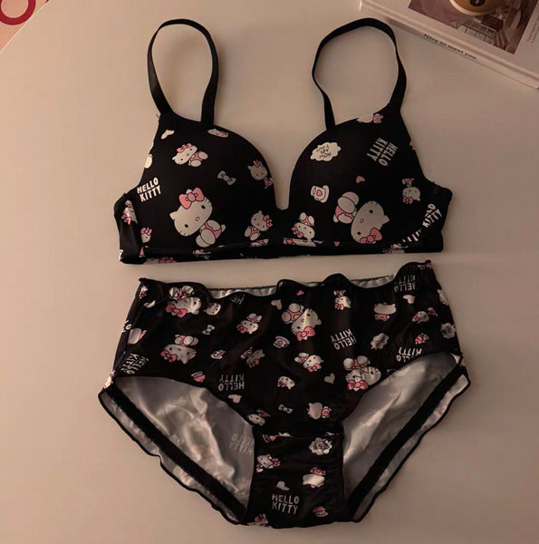 Kawaii Kitty Underwear Set