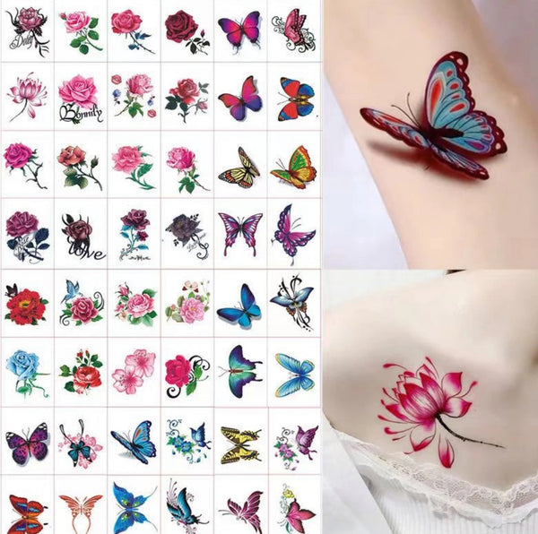 Beautiful Tattoo Sticker Set