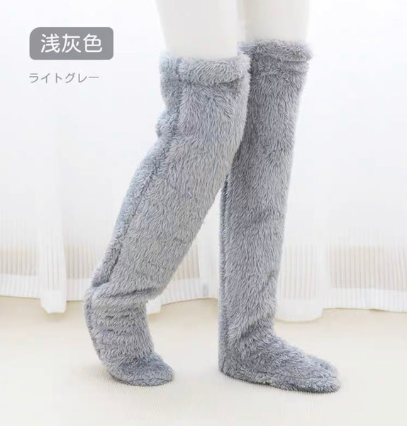 Pure Color Warm Socks