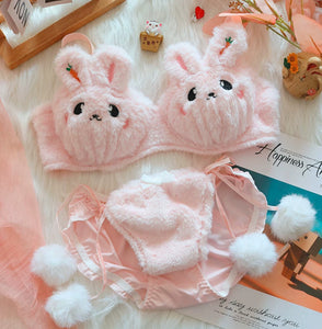 Kawaii Rabbit Underwear Set