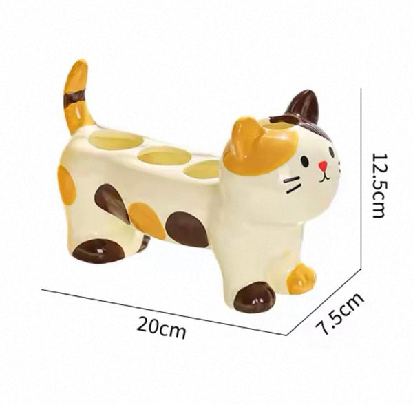 Kawaii Cat Toothbrush Holder
