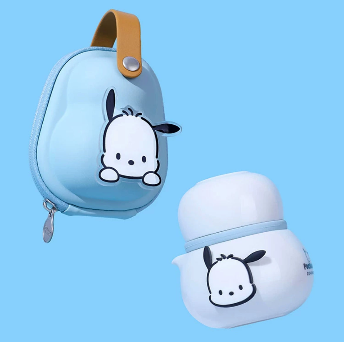 Cute Pochacco Portable Tea Set