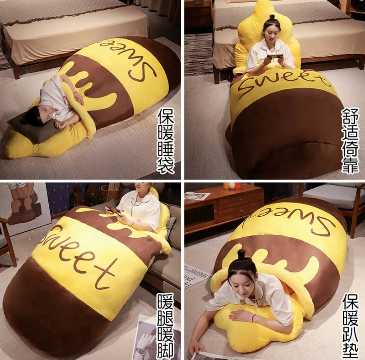 Cute Honeypot Sleeping Bag – ivybycrafts display picture 1