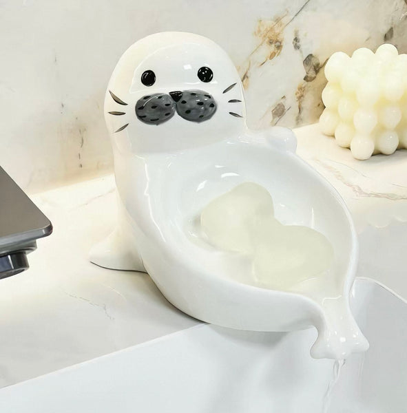 Kawaii Seal Soap Box