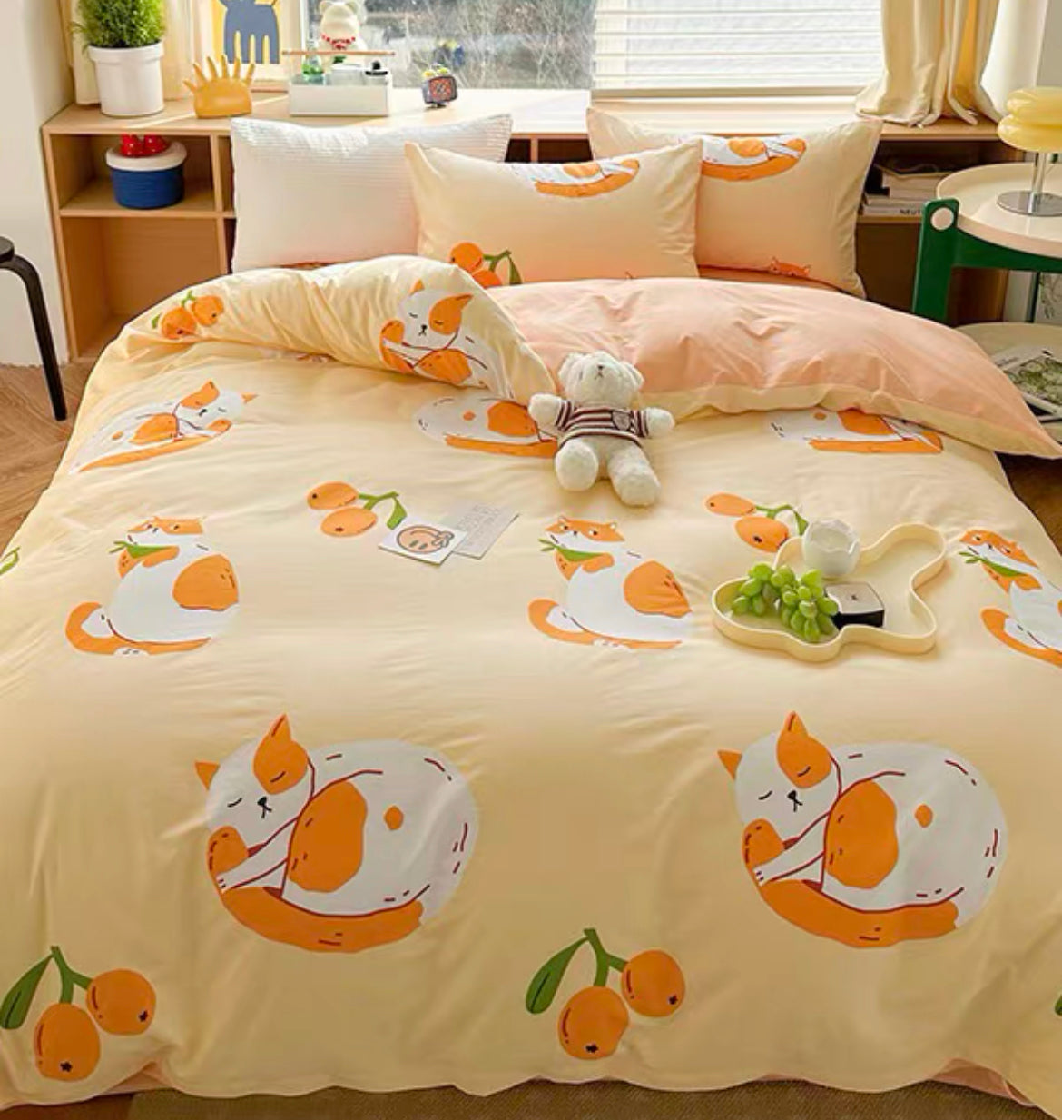 Kawaii Cats Bedding Set