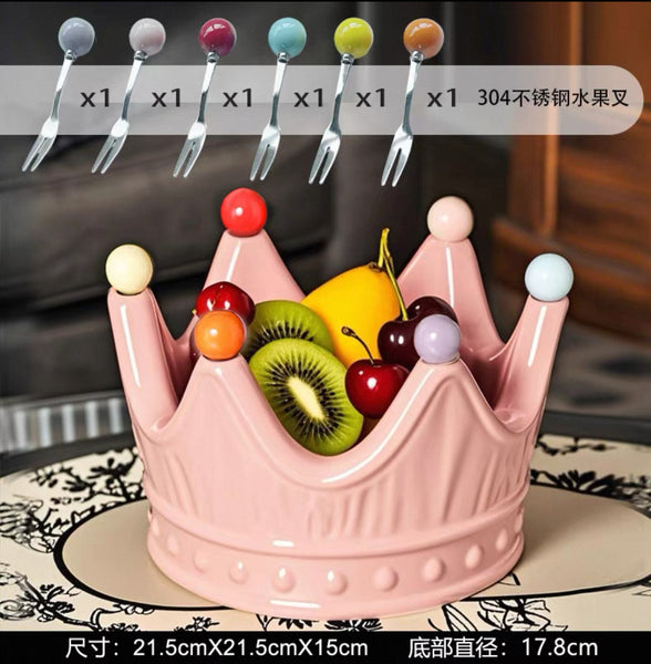 Cute Crown Fruits Dish