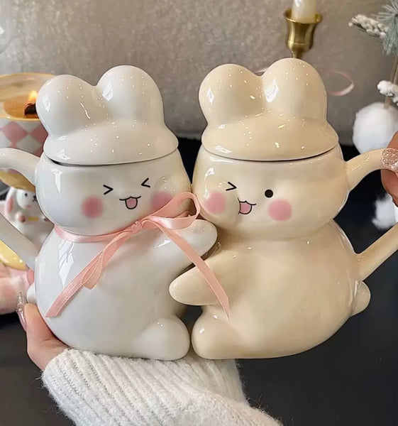 Cute Huge Rabbit Mug