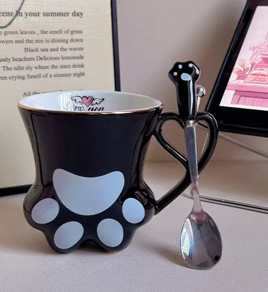 Kawaii Love Paw Mug