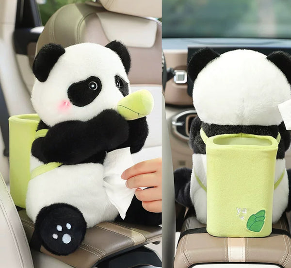 Kawaii Animal Car Tissue Box