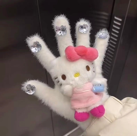 Cute Kitty Gloves