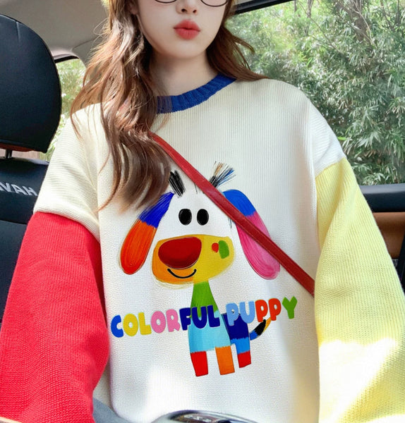 Colorful Puppy Sweater