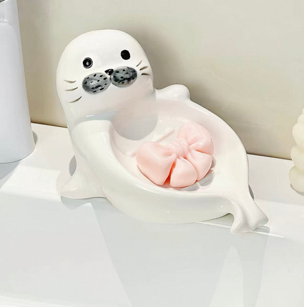 Kawaii Seal Soap Box