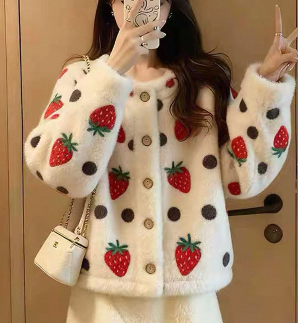 Sweet Strawberry Coat