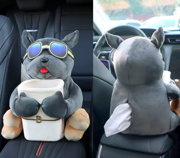 Cute Animal Car Tissue Box