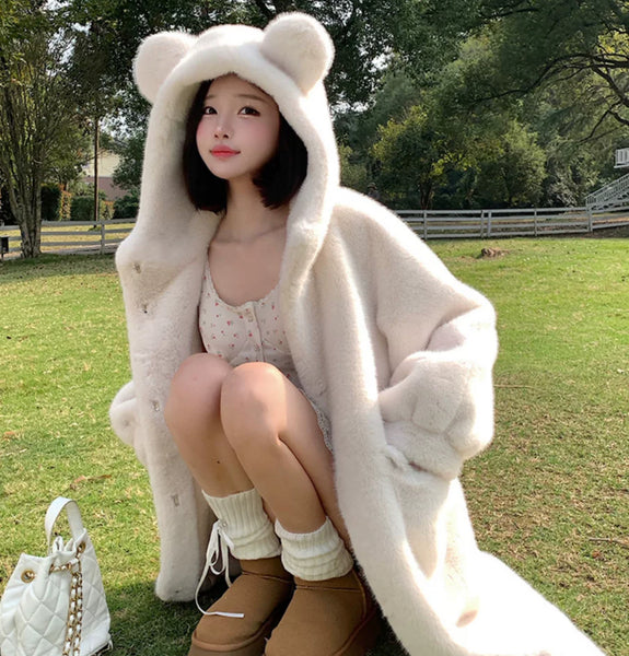 Cute Bear Ears Coat