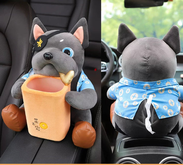 Cute Animal Car Tissue Box