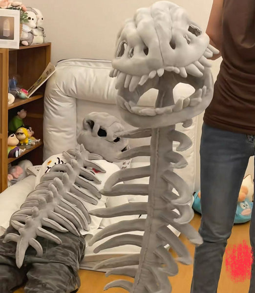 Cute Dinosaur Skeleton Plush Toy