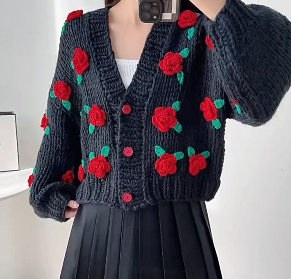 Cute Flowers Sweater