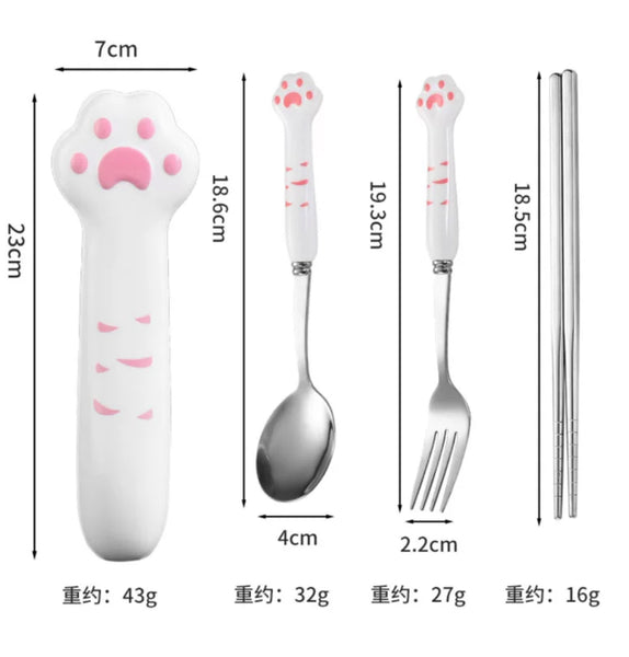 Kawaii Paw Dinnerware