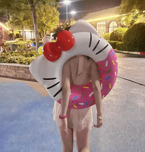 Funny Kitty Swim Ring