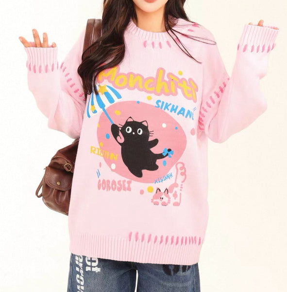 Kawaii Cat Sweater