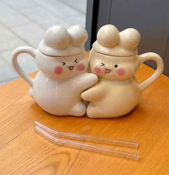 Cute Huge Rabbit Mug