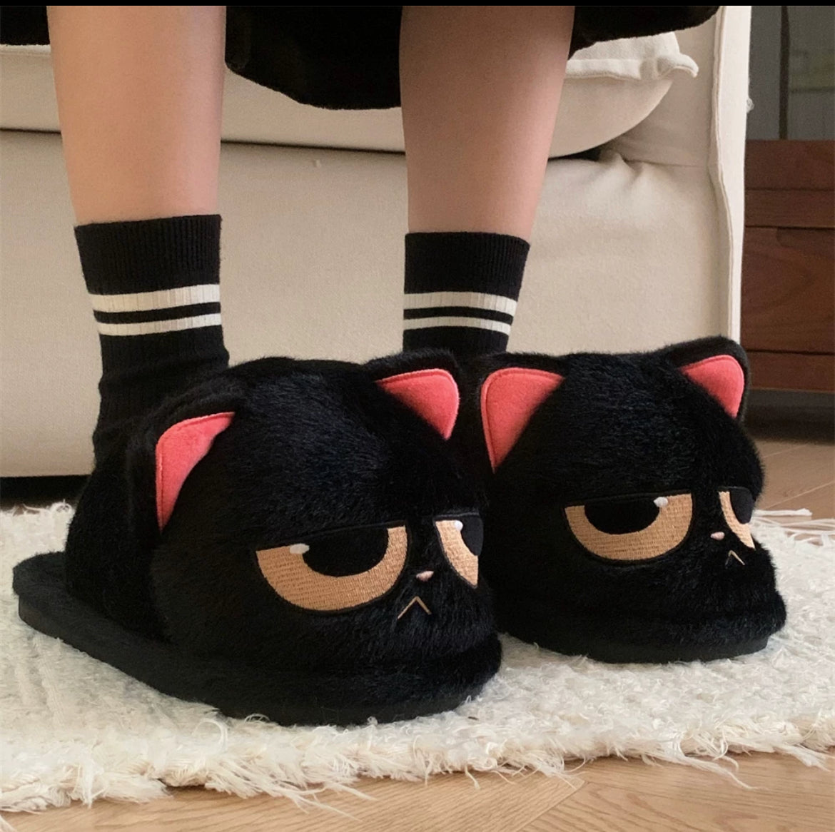 Funny Cat Slippers