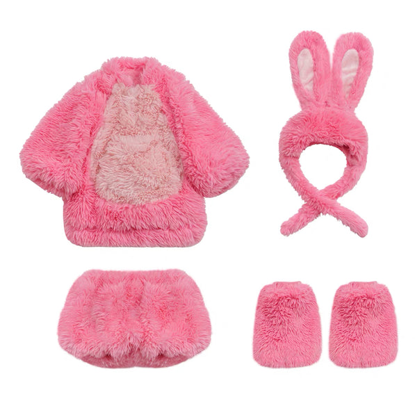 Pink Kawaii Rabbit Suit For Children