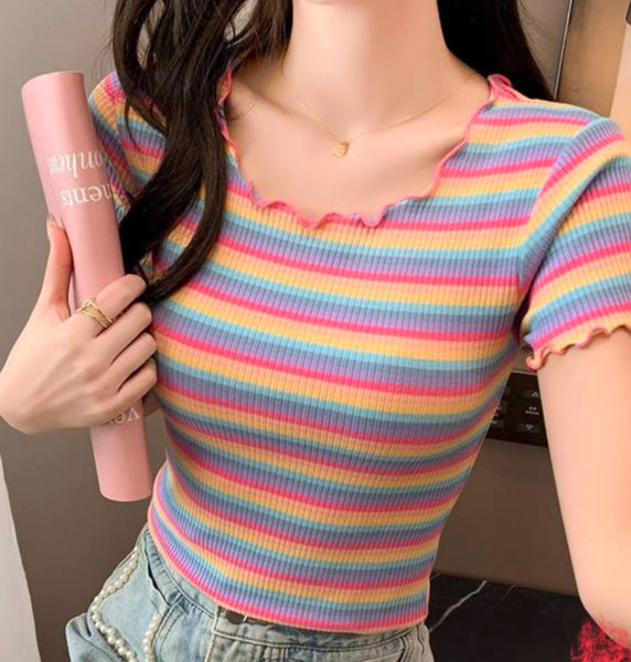 Rainbow Striation T-shirt