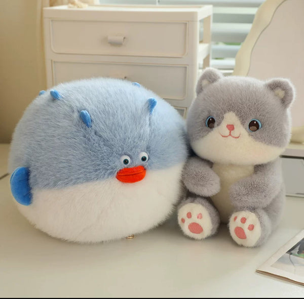 Fish And Cat Plush Toy