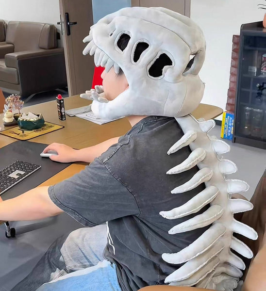 Cute Dinosaur Skeleton Plush Toy