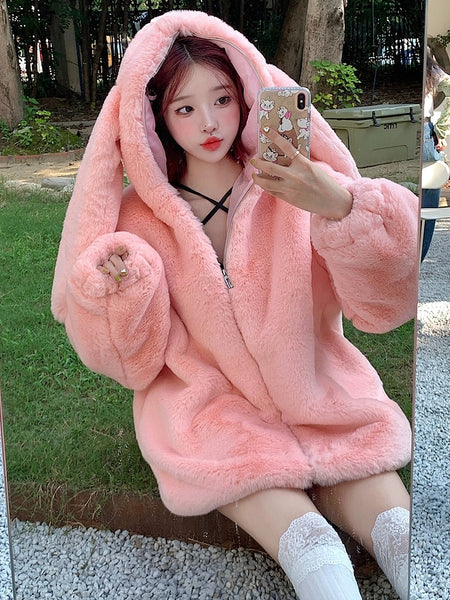 Kawaii Bunny Ears Coat