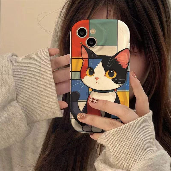Cat Phone Case For Iphone11/12/12pro/13/12proMax/13pro/14/14pro/14promax/15/15pro/15promax/16/16pro/16promax