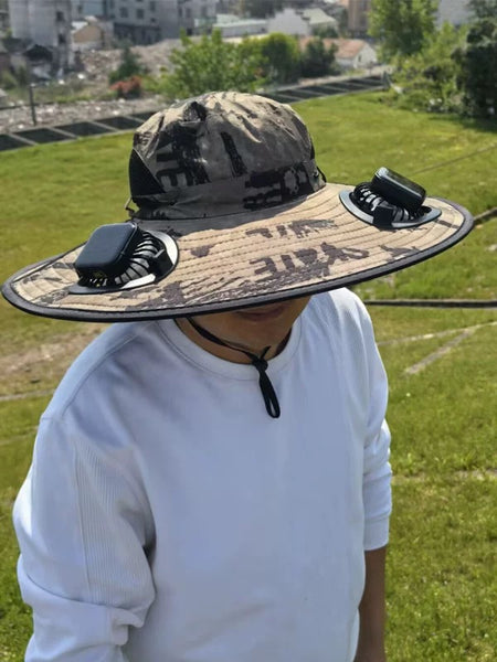 Solar Fan Hat