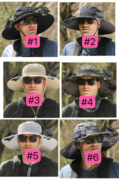 Solar Fan Hat