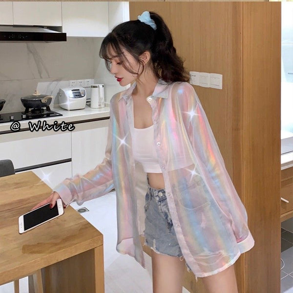 Rainbow Skin Bomber