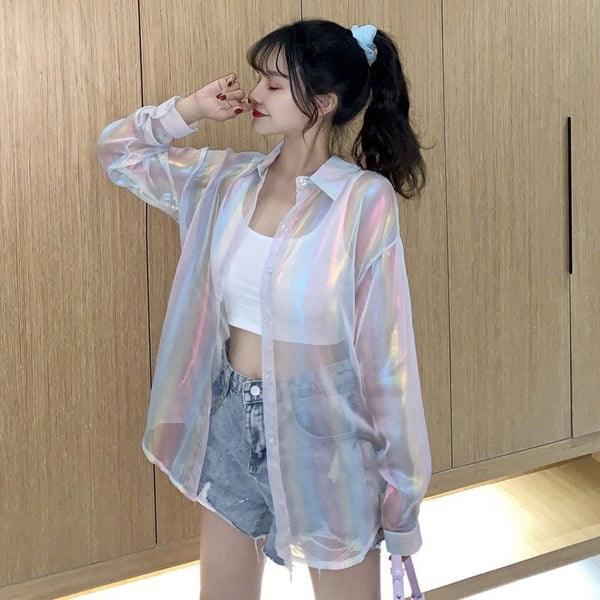 Rainbow Skin Bomber