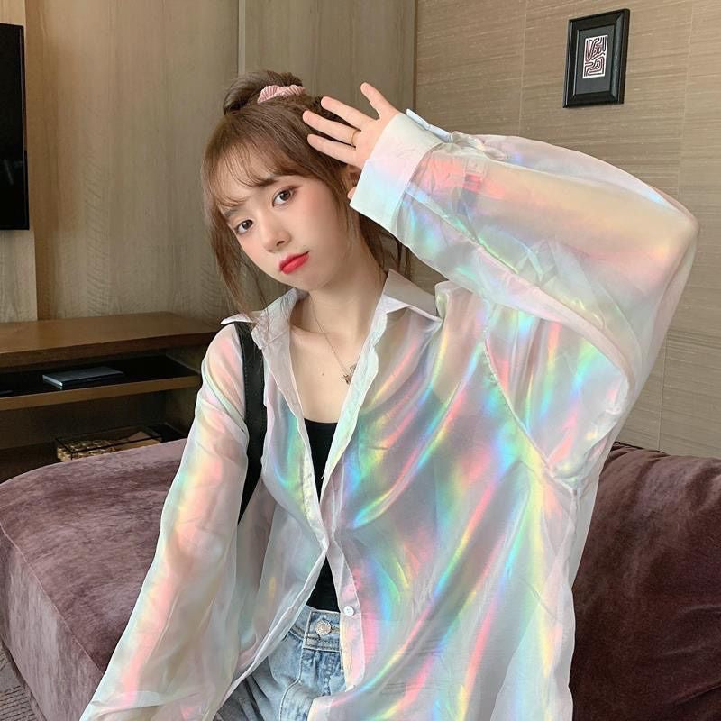 Rainbow Skin Bomber