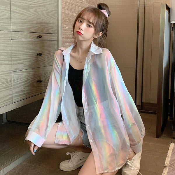 Rainbow Skin Bomber