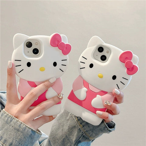 Hello Kitty Phone Case For Iphone/X/XS/XR/Xsmax/11/11proMax/12/12pro/13/12proMax/13pro/14/14pro/14promax/15/15promax