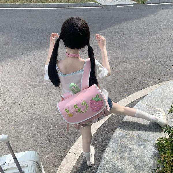 Cute Strawberry Backpack
