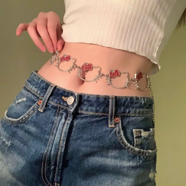 Cute Kitty Waist Chain