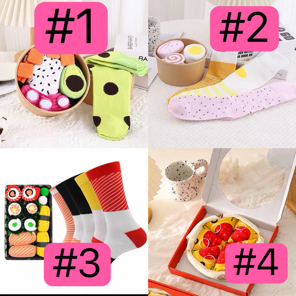 Funny Food Socks Set