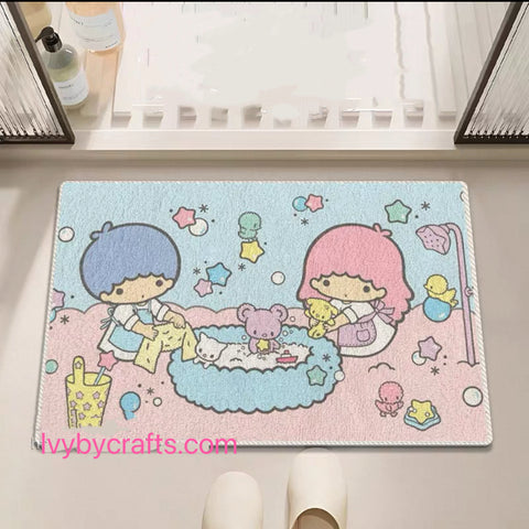 Little Twin Stars Floor Mat