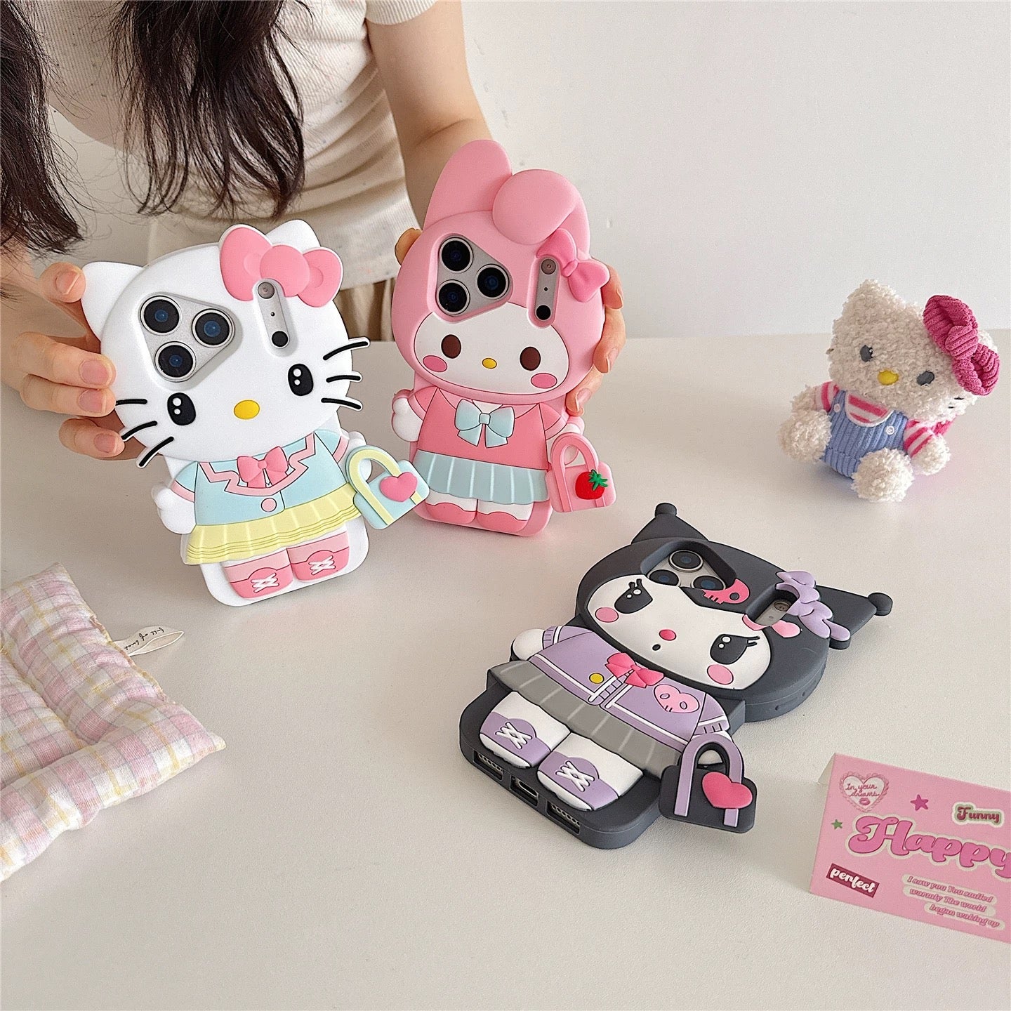 Cartoon Phone Case For Iphone13/13pro/13promax/14/14pro/14promax/15/15pro/16/16pro/17/17pro/17promax