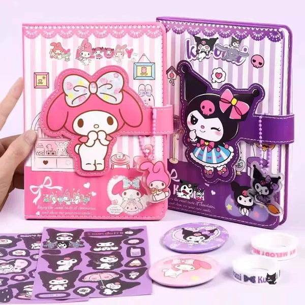 Kawaii Cartoon Notebook Set