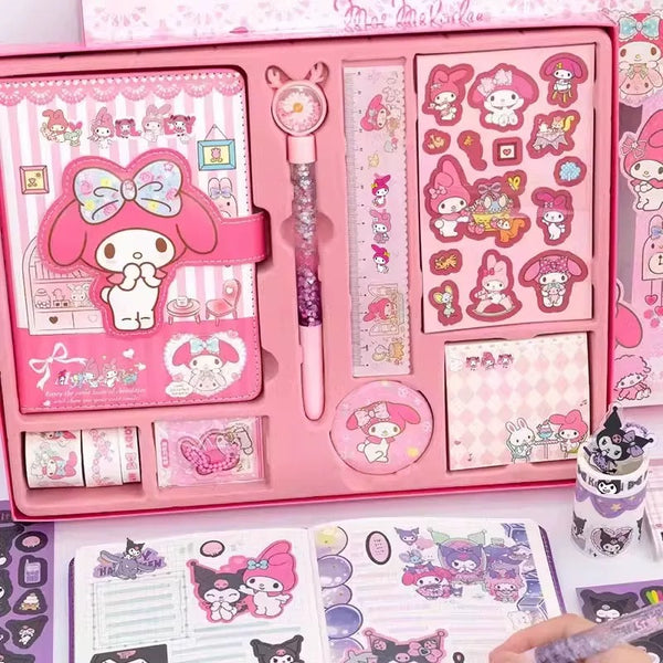 Kawaii Cartoon Notebook Set