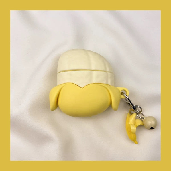 Cute Banana Airpods Protector Case For Iphone