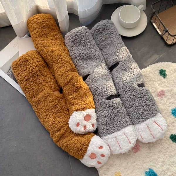 Cute Paw Floor Socks